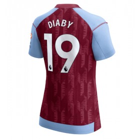 Aston Villa Moussa Diaby #19 Hemmakläder Dam 2023-24 Kortärmad